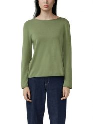 S.Oliver Sweter w kolorze khaki rozmiar: 34. Brązowe swetry S.Oliver, s, bez wzorów, bez ramiączek. Za 69.95 zł.