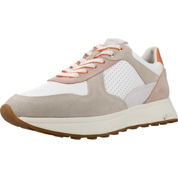 Buty GEOX D AMABEL Biały. Białe trekkingi Geox, z tkaniny, trekkingowe. Za 306.99 zł.