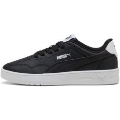 Buty sportowe damskie Puma Court Lally. Czarne obuwie sportowe Puma, z syntetyku, bez zapięcia. Za 290.00 zł.
