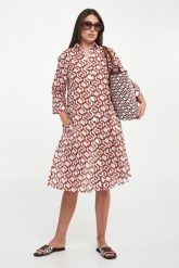 Sukienka mini Steppa MAX MARA BEACHWEAR. Sukienki Max Mara Beachwear, bez wzorów, bez kołnierzyka, bez ramiączek, mini. Za 1,739.00 zł.