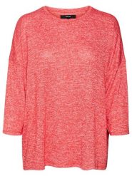 Vero Moda Sweter w kolorze czerwonym rozmiar: XS. Czerwone swetry Vero Moda, xs, bez wzorów, bez ramiączek. Za 48.45 zł.