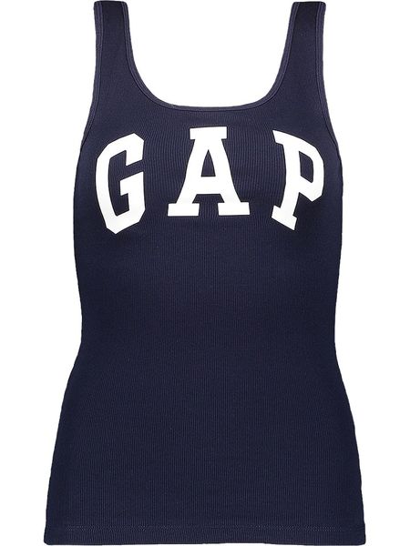 GAP Top w kolorze granatowym rozmiar: XL. Niebieskie topy GAP, xl, bez wzorów, bez kołnierzyka, bez ramiączek. Za 30.56 zł.