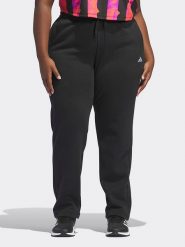 Adidas Spodnie dresowe w kolorze czarnym rozmiar: 4X. Czarne spodnie dresowe Adidas, bez wzorów, z dresówki. Za 118.84 zł.