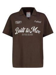 Sublevel Koszulka w kolorze brązowym rozmiar: XL. Brązowe bluzki Sublevel, xl, bez wzorów, z bawełny, bez kołnierzyka, bez ramiączek. Za 43.99 zł.