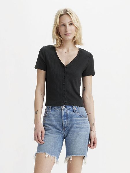 Levi's Kardigan w kolorze czarnym rozmiar: XXS. Czarne kardigany Levi's®, s, bez wzorów, z bawełny. Za 109.95 zł.