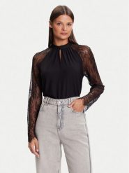 Vero Moda Bluzka Milla 10334620 Czarny Loose Fit. Czarne bluzki Vero Moda, xs, bez wzorów, z syntetyku, bez kołnierzyka, bez ramiączek. Za 89.99 zł.