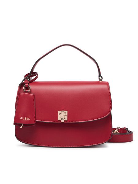 Guess Torebka Audrey HWVG97 34210 Czerwony. Czerwone torebki klasyczne Guess, z aplikacjami, ze skóry, bez dodatków. Za 584.99 zł.