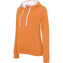 Bluza damska z kapturem Kariban Contrastée. Niebieskie bluzy KARIBAN, s, bez wzorów, z bawełny, z kapturem. Za 128.00 zł.