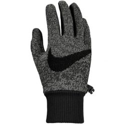 Rękawiczki Do Biegania DriFIT. Czarne rękawiczki Nike, bez wzorów, sportowe. Za 329.99 zł.