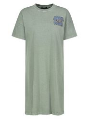 Sublevel Sukienka w kolorze zielonym rozmiar: XL. Zielone sukienki Sublevel, na co dzień, xl, bez wzorów, z bawełny, bez kołnierzyka, bez ramiączek, midi, proste. Za 66.47 zł.
