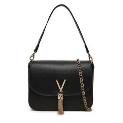 Torebka Valentino. Czarne torebki klasyczne Valentino, bez wzorów, bez dodatków. Za 269.99 zł.