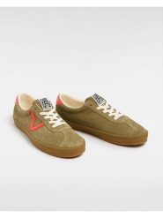 Vans Skórzane sneakersy w kolorze khaki rozmiar: 40,5. Brązowe trampki Vans, bez wzorów, bez zapięcia. Za 175.67 zł.