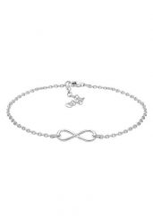 Elli Damski Symbol Nieskończoności filigranowe w srebrze 925 Sterling Silver Bransoletki 1 ct. Szare bransoletki Elli, srebrne. Za 126.99 zł.