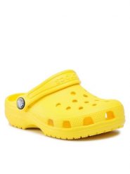 Crocs Klapki Classic Clog K 206991 Żółty. Żółte klapki Crocs, bez wzorów, z tworzywa sztucznego, bez obcasa. Za 189.99 zł.