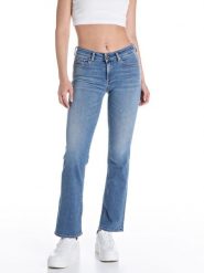 Replay Dżinsy - Bootcut fit - w kolorze błękitnym rozmiar: W30/L32. Niebieskie jeansy Replay, l, z aplikacjami, z podwyższonym stanem. Za 274.95 zł.