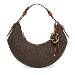 Torebka MICHAEL Michael Kors. Brązowe torebki klasyczne MICHAEL Michael Kors, bez wzorów, bez dodatków. Za 1,129.00 zł.