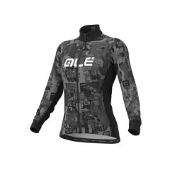 Bluza rowerowa damska Alé Cycling Solid Break. Czarne bluzy ALÉ CYCLING, xl, bez wzorów, bez kaptura. Za 369.99 zł.