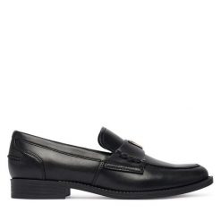 Lordsy Guess. Czarne lordsy Guess, z aplikacjami, bez obcasa, bez zapięcia. Za 584.99 zł.
