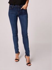 Morgan Jeansy 201-POM.P Granatowy Slim Fit. Niebieskie jeansy Morgan, bez wzorów. Za 209.99 zł.