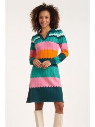 Smashed Lemon Sukienka dzianinowa ze wzorem rozmiar: XXL. Sukienki Smashed Lemon, na co dzień, xxl, bez wzorów, z dzianiny, bez kołnierzyka, bez ramiączek, midi, proste. Za 143.99 zł.