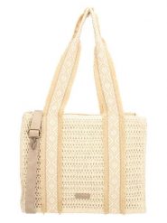 Beagles Torebka "Ibiza" w kolorze beżowym - 35 x 28 x 13 cm rozmiar: onesize. Brązowe torby na ramię Beagles, bez wzorów, z materiału, na ramię, bez dodatków. Za 78.99 zł.