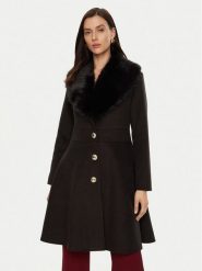 Rinascimento Płaszcz przejściowy CFC0121914003 Czarny Regular Fit. Czarne płaszcze Rinascimento, m, bez wzorów, z syntetyku, bez kaptura. Za 579.99 zł.