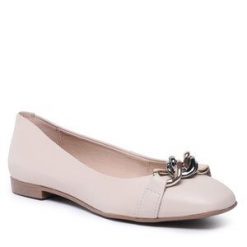 Baleriny Lasocki. Brązowe baleriny Lasocki, bez wzorów, bez obcasa. Za 179.99 zł.