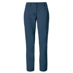 Spodnie turystyczne damskie Vaude Skomer Pants I. Niebieskie spodnie sportowe Vaude, xs, bez wzorów, trekkingowe. Za 298.99 zł.
