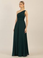 APART Sukienka w kolorze ciemnozielonym rozmiar: 44. Zielone sukienki Apart, bez wzorów, bez kołnierzyka, bez ramiączek, maxi. Za 217.99 zł.