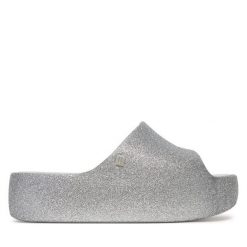 Klapki Melissa. Szare klapki Melissa, bez wzorów, bez obcasa. Za 439.99 zł.