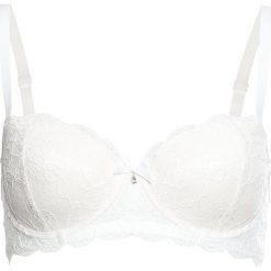 Biustonosz balkonetka z odpinanymi ramiączkami bonprix kremowy. Brązowe biustonosze bonprix, bez wzorów, z koronki. Za 59.99 zł.