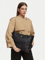 U.S. Polo Assn. Torebka BIUXT8894WVP Czarny. Czarne shopper U.S. Polo Assn., bez wzorów, ze skóry, bez dodatków. Za 164.99 zł.