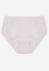 Białe Bawełniane Majtki Figi z Koronką Idiana. Białe figi Born2be, l, bez wzorów, z bawełny. Za 9.99 zł.