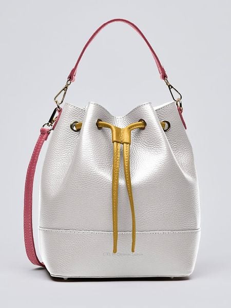 CXL by Christian Lacroix Skórzana torebka w kolorze białym - 25 x 28 x 15 cm rozmiar: onesize. Białe torby na ramię CXL by Christian Lacroix, bez wzorów, z materiału, przez ramię, bez dodatków. Za 347.99 zł.