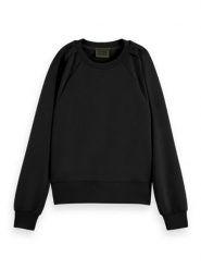 Scotch & Soda Bluza w kolorze czarnym rozmiar: L. Czarne bluzy Scotch & Soda, l, bez wzorów, bez kaptura. Za 144.58 zł.