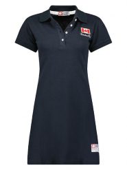 Canadian Peak Sukienka polo "Katcheak" w kolorze granatowym rozmiar: S. Niebieskie sukienki Canadian Peak, s, bez wzorów, z bawełny, bez kołnierzyka, bez ramiączek, midi. Za 96.37 zł.