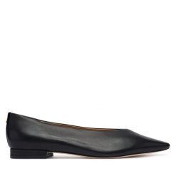 Baleriny LAUREN RALPH LAUREN. Czarne baleriny Lauren Ralph Lauren, bez wzorów, bez obcasa. Za 769.99 zł.