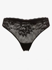 Calvin Klein Stringi Kobiety Sztuczne włókno czarny, XS. Czarne stringi Calvin Klein, bez wzorów, z koronki. Za 119.95 zł.
