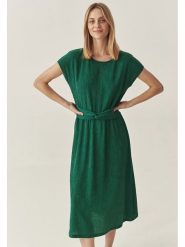 TATUUM Sukienka w kolorze zielonym rozmiar: 38. Zielone sukienki Tatuum, bez wzorów, bez kołnierzyka, bez ramiączek, midi. Za 217.23 zł.