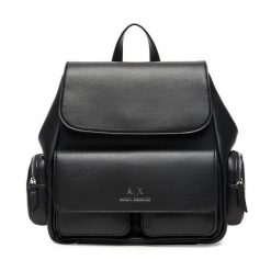 Plecak Armani Exchange. Czarne plecaki Armani Exchange, bez wzorów. Za 759.99 zł.