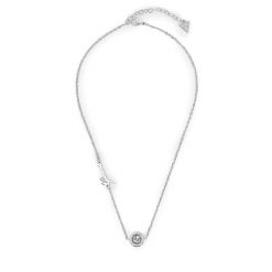 Naszyjnik Guess. Szare naszyjniki Guess, srebrne. Za 239.99 zł.