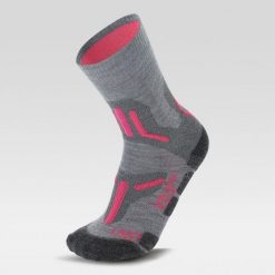 Skarpety trekkingowe damskie Uyn Trekking 2IN Merino Mid. Szare skarpety Uyn, bez wzorów. Za 139.99 zł.