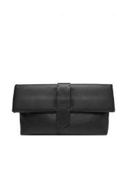 Emporio Armani Torebka EW002957 AF19663 UC001 Czarny. Czarne kopertówki Emporio Armani, bez wzorów, ze skóry, bez dodatków. Za 1,589.00 zł.