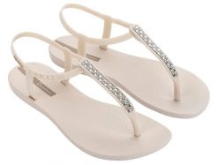 Sandały damskie Ipanema Class Chic. Brązowe sandały Ipanema, bez wzorów, z gumy, eleganckie, bez obcasa, bez zapięcia. Za 94.99 zł.