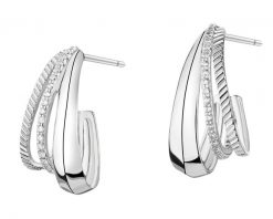 Kolczyki srebrne z cyrkoniami. Szare kolczyki Apart, z cyrkonią, srebrne. Za 219.00 zł.