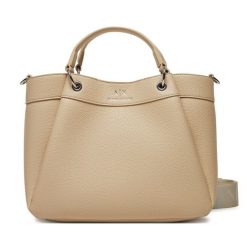 Torebka Armani Exchange. Brązowe torebki klasyczne Armani Exchange, bez wzorów, bez dodatków. Za 599.99 zł.