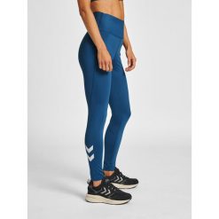 Damskie wysokie legginsy Hummel MT Grace. Niebieskie legginsy Hummel, s, bez wzorów, z materiału. Za 272.50 zł.