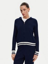 Fracomina Kardigan FJ25ST7003K41601 Granatowy Regular Fit. Niebieskie kardigany Fracomina, s, bez wzorów, z wiskozy. Za 269.99 zł.
