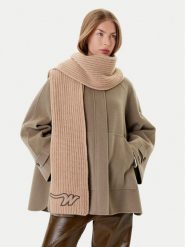 Weekend Max Mara Szalik Bardies 2525746035 Brązowy. Brązowe rękawiczki Weekend Max Mara, bez wzorów, z materiału. Za 619.99 zł.