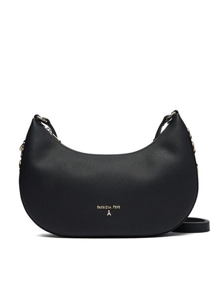 Patrizia Pepe Torebka 8B0311/L001-K103 Czarny. Czarne torebki klasyczne Patrizia Pepe, bez wzorów, ze skóry, bez dodatków. Za 1,129.00 zł.